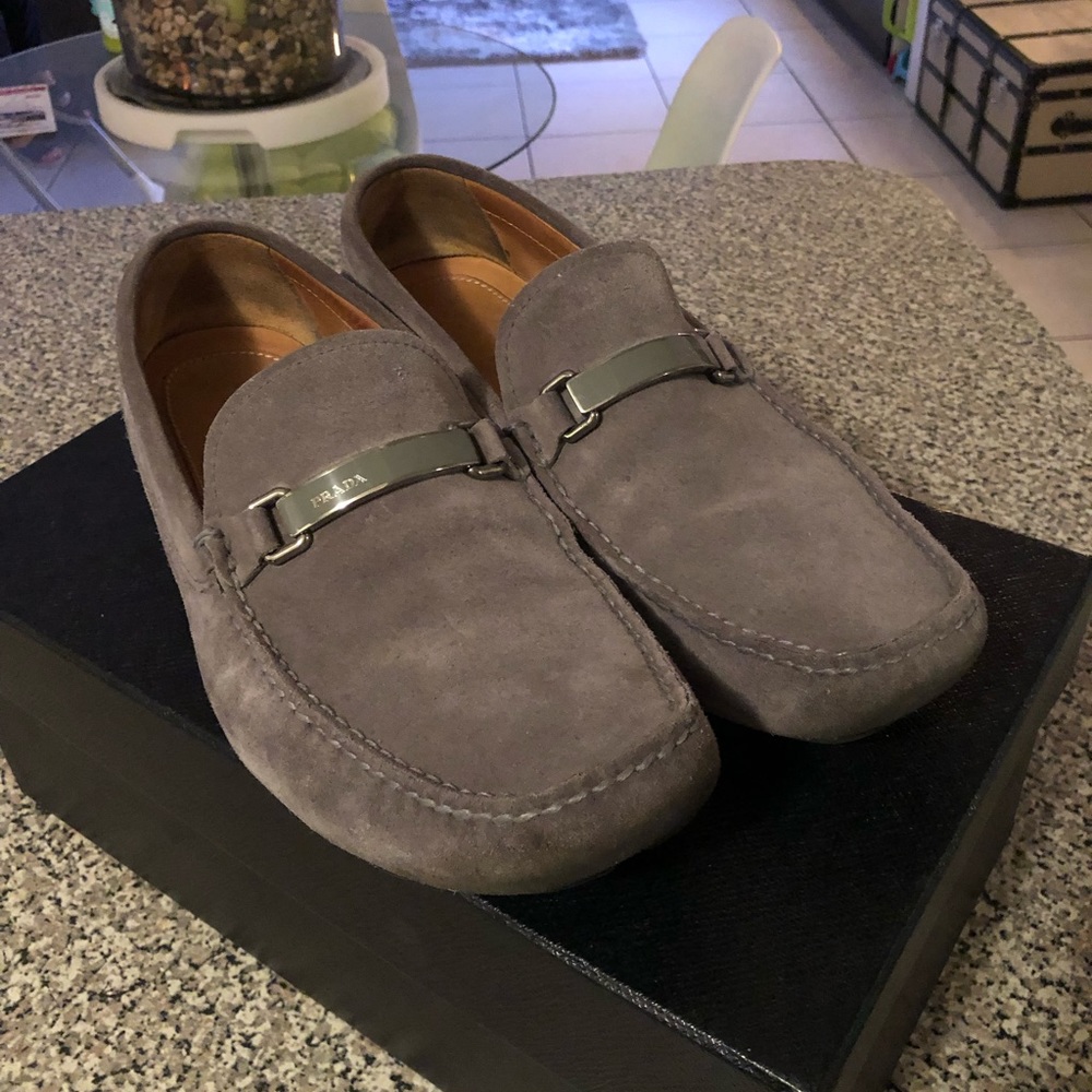Authentic Men’s Prada loafers size 10US/ 9Prada